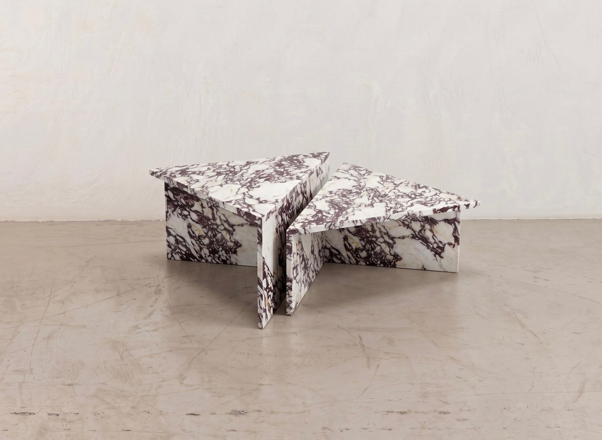 Tables basses en marbre